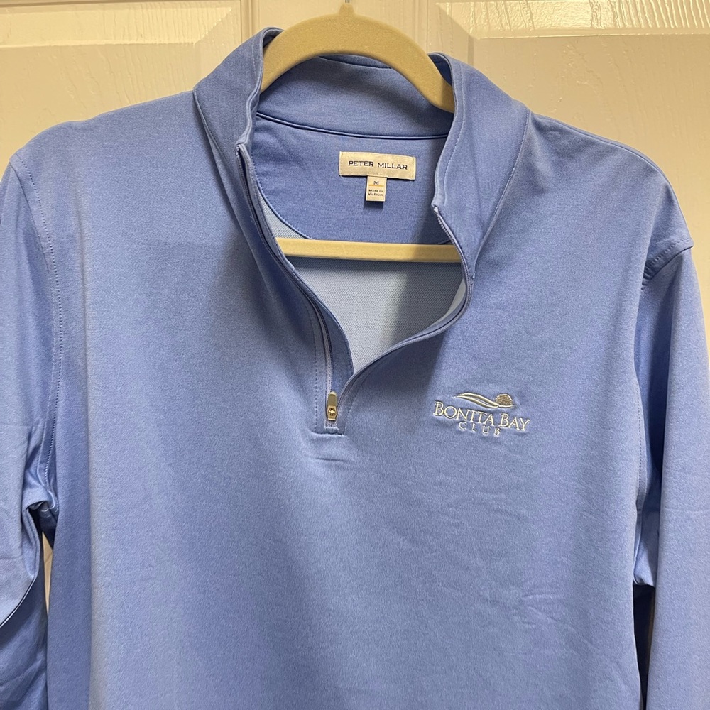 Peter Millar Blue Quarter Zip Pullover - image 2